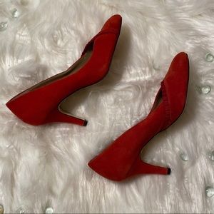 💎Suede Liz Claiborne 3 inch heels size 5.5.